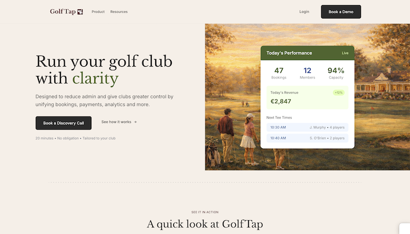 GolfTap screenshot